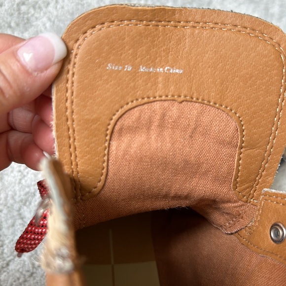 Dolce Vita Rubi Leopard Calf Hair Combat Boots - Picture 10 of 11